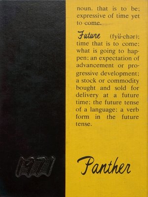 cover image of Northwestern Panther Yearbook 1971